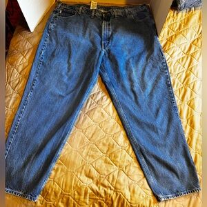 Carhartt Jeans 48 X 32 Big And Tall Straight Leg Five Pocket Medium Wash Jeans